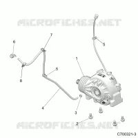 DRIVE TRAIN, FRONT GEARCASE MOUNTING