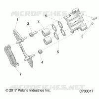 FRONT BRAKE CALIPER
