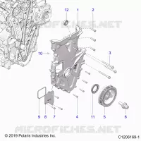 ENGINE, FRONT COVER ASSEMBLY