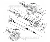 REAR WHEEL DRIVE ASSEMBLY 2X4 400L W957540 (4930093009C001)