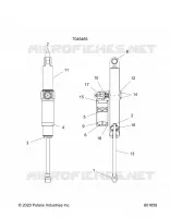 SUSPENSION, REAR SHOCK TRACK