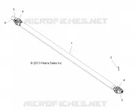 DRIVE TRAIN, FRONT PROP SHAFT