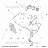 COOLING, THERMOSTAT AND BYPASS