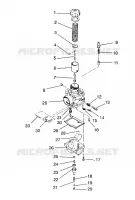 CARBURETOR XLT/0930767,XLT SP/0930667    XLT SKS/09305673 (4923012301036A)
