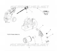 OIL FILTER AND DIPSTICK