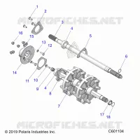 DRIVE TRAIN, JACKSHAFT AND DRIVESHAFT