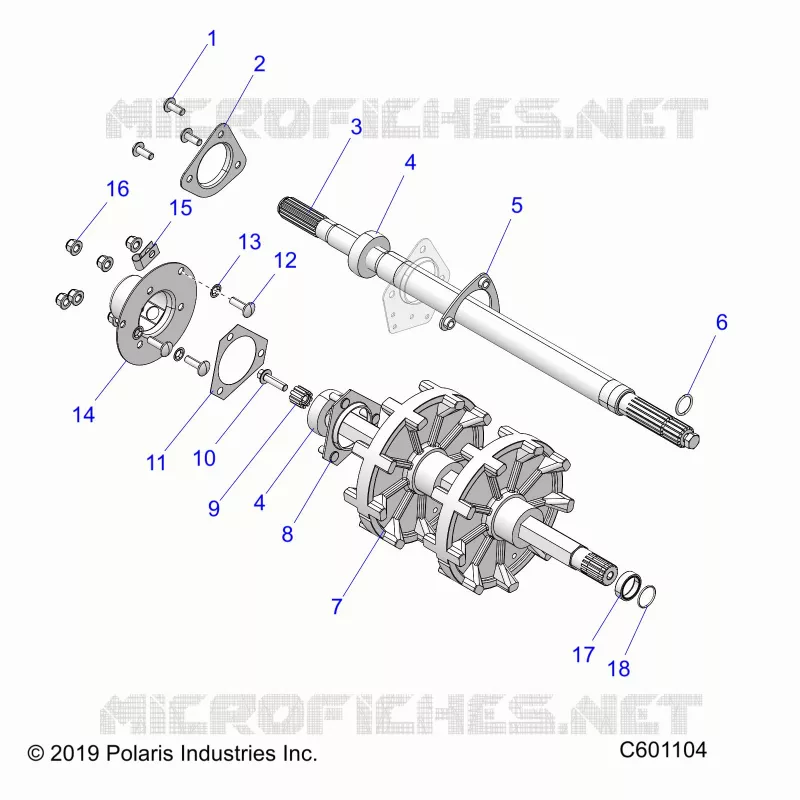 DRIVE TRAIN, JACKSHAFT AND DRIVESHAFT