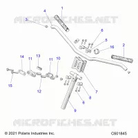 UPPER STEERING & HANDLEBAR ASM.