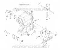 DRIVE TRAIN, MAIN GEARCASE MOUNTING
