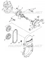 WATER PUMP STORM 0975782, STORM S.E. H975782, EUROPEAN STORM S.E. E975782, (4937823782D004)