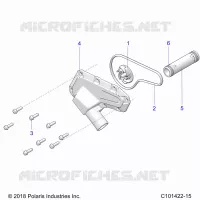 ENGINE, WATERPUMP IMPELLER AND COVER
