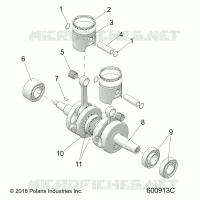 ENGINE, PISTON & CRANKSHAFT
