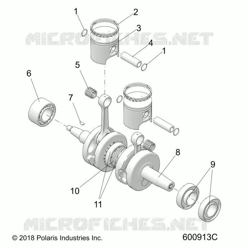 ENGINE, PISTON & CRANKSHAFT