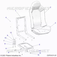 SEAT ASM. AND SLIDER