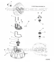 ENGINE, COOLING SYSTEM AND WATER PUMP