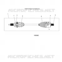 DRIVE TRAIN, DRIVE SHAFT, FRONT (FROM 2/16/16)
