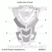 HOOD FOAM/FIBER