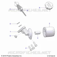 OIL FILTER AND DIPSTICK