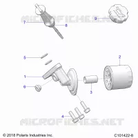 OIL FILTER AND DIPSTICK