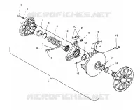 DRIVE CLUTCH ASSEMBLY 440 0952760, 440 SKS 0952560,  AND EUROPEAN 440 SKS E (4929032903C001)