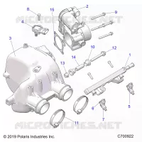 ENGINE, AIR INTAKE MANIFOLD