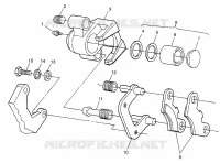 MIDDLE AXLE BRAKE MAGNUM 6X6 W97AE42A AND SWEDISH MAGNUM 6X6 S97AE42E (4940754075C003)