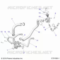 ENGINE, WATERPUMP AND BYPASS