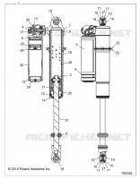 FRONT SUSPENSION SHOCK (7044374/5)