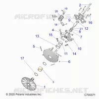 DRIVE TRAIN, PRIMARY CLUTCH