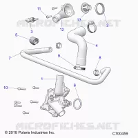 ENGINE, WATERPUMP AND BYPASS