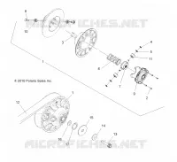 DRIVE TRAIN, SECONDARY CLUTCH