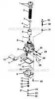 CARBURETOR XLT TOURING 0973357 AND EUROPEAN XLT TOURING E973357 (4937723772C011)