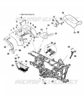 REAR SEAT/MAIN FRAME