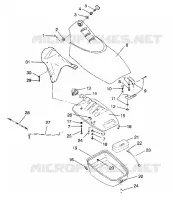 FRONT STORAGE COMPARTMENT SL 750 B944070 (4927012701004A)