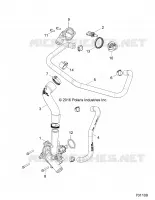 ENGINE, WATERPUMP AND BYPASS