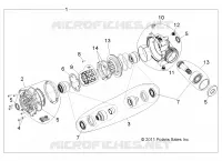 DRIVE TRAIN, FRONT GEARCASE INTERNALS 1332842