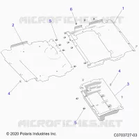 FLOOR PANELS, REAR