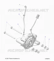 DRIVE TRAIN, FRONT GEARCASE MOUNTING
