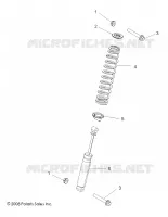 REAR SUSPENSION SHOCK MOUNTING