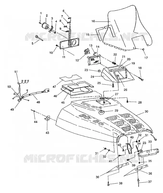 HOOD ASSEMBLY WIDETRAK GT / X932061 (4924722472005A)