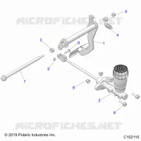 BRAKES, PEDAL AND MASTER CYLINDER MOUNTING