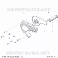 ENGINE, WATERPUMP IMPELLER AND COVER