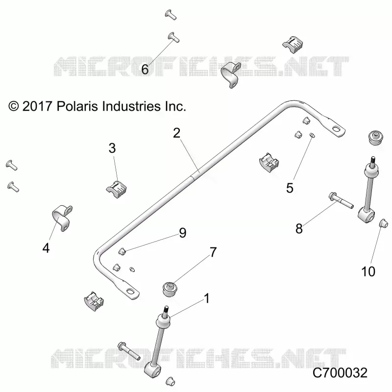 SUSPENSION, FRONT STABILIZER BAR- R21RRZ99A9/AC/AP/AW/B9/BC/BP/BW (C700032)