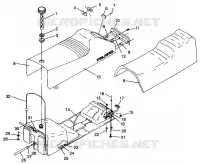 SEAT   GAS TANK XLT RMK 0960956, XLT SKS 0960556 AND EUROPEAN XLT SKS E96 (4931813181A007)