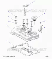 ENGINE, VALVE COVER