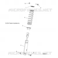 SUSPENSION, FRONT SHOCK
