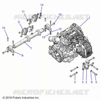 ENGINE, MOUNTING & LONG BLOCK