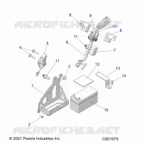 ELECTRICAL, BATTERY, MANUAL START POWER UP COMPONENTS