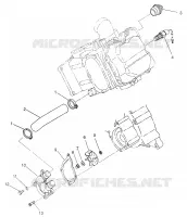 WATER PUMP MAGNUM 4X4 W968144 AND  SWEDISH MAGNUM 4X4 S968144 (4936053605D005)