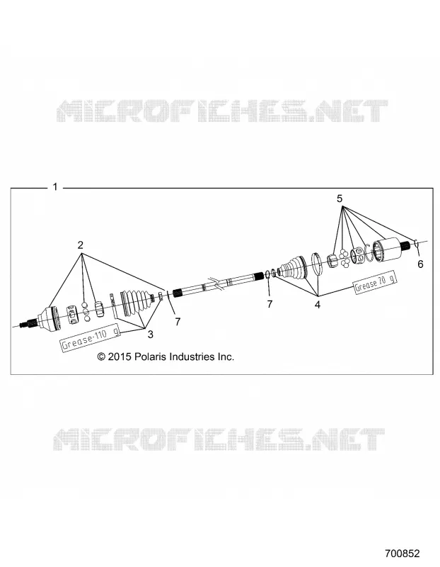 DRIVE TRAIN, FRONT HALF SHAFT